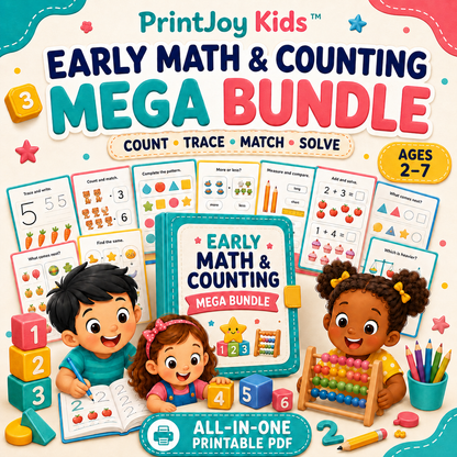 PrintJoy Kids™ Early Math & Counting Bundle