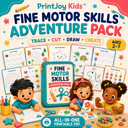 PrintJoy Kids™ Fine Motor Skills Adventure Pack