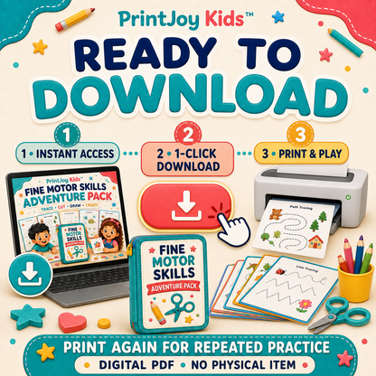 PrintJoy Kids™ Fine Motor Skills Adventure Pack