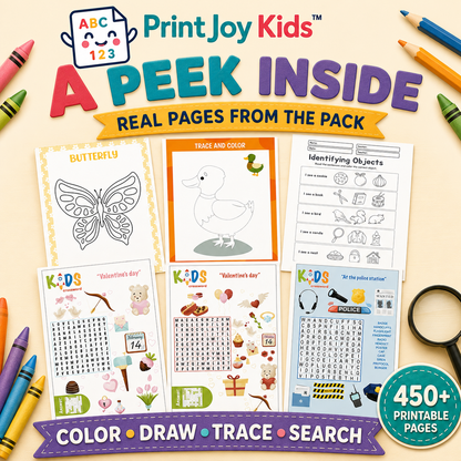 PrintJoy Kids™ Creative Activity Mega Pack