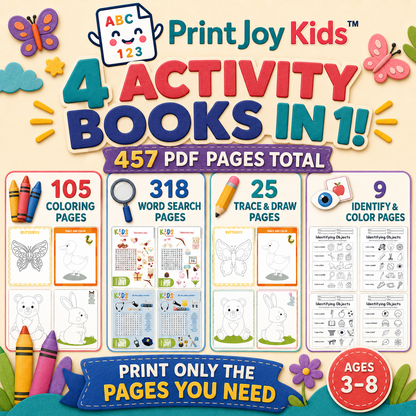 PrintJoy Kids™ Creative Activity Mega Pack