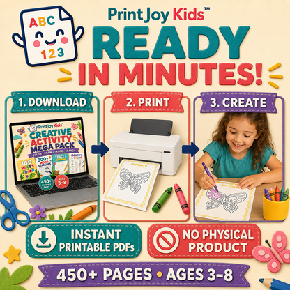 PrintJoy Kids™ Creative Activity Mega Pack